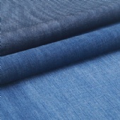 Mercerized denim