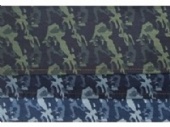 Printed denim